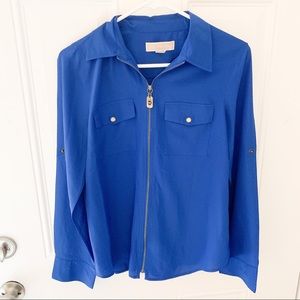 | 5 for $50 | Michael Kors Zip Up Blouse